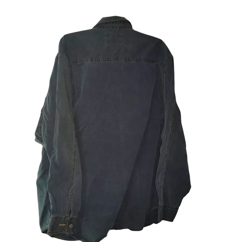 Territory Ahead Mens Blue Button Down Shirt - Size XL